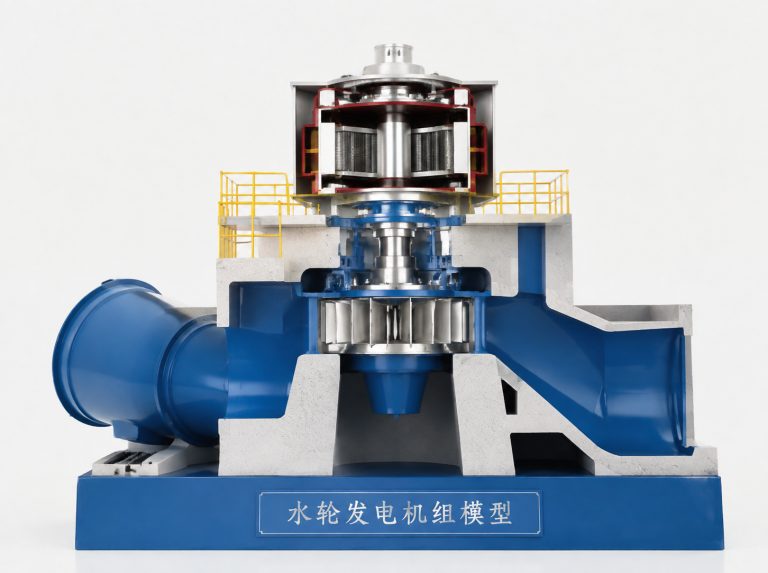 延安水轮发电机组剖视模型